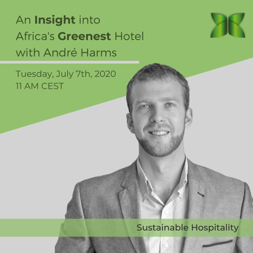 Sustainable Tourism Webinar Hosted by Prof. André
