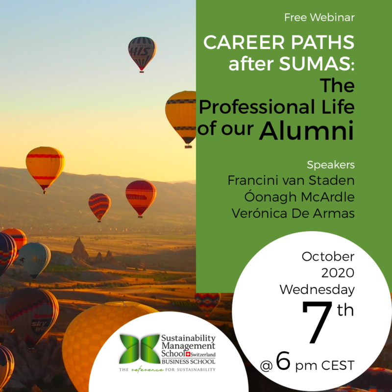 SUMAS career paths - The professional life of our Alumni